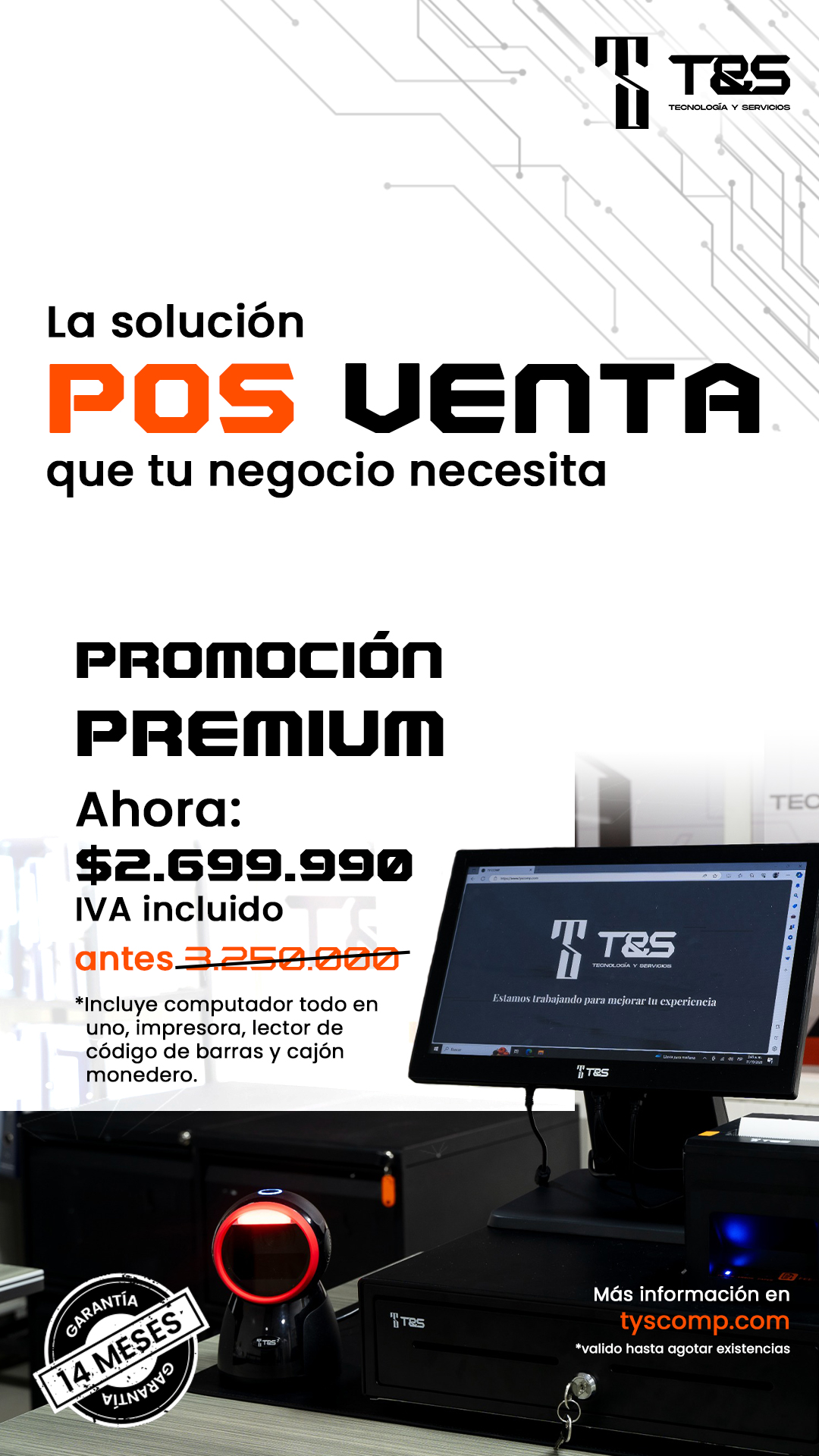 POS VENTA T&S Historia